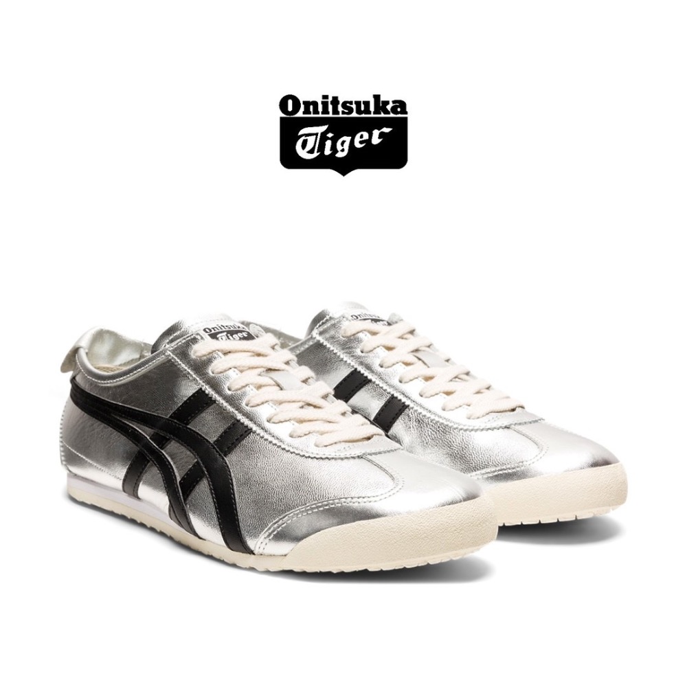 👟Onitsuka Tiger 鬼塚虎MEXICO 66™ 金屬系列 亮面平底運動鞋｜墨西哥｜德訓鞋｜平底鞋｜休閒鞋-細節圖3