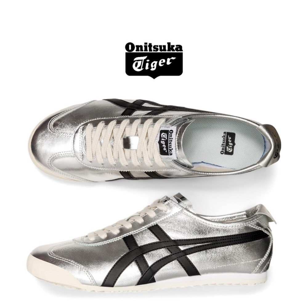 👟Onitsuka Tiger 鬼塚虎MEXICO 66™ 金屬系列 亮面平底運動鞋｜墨西哥｜德訓鞋｜平底鞋｜休閒鞋-細節圖8