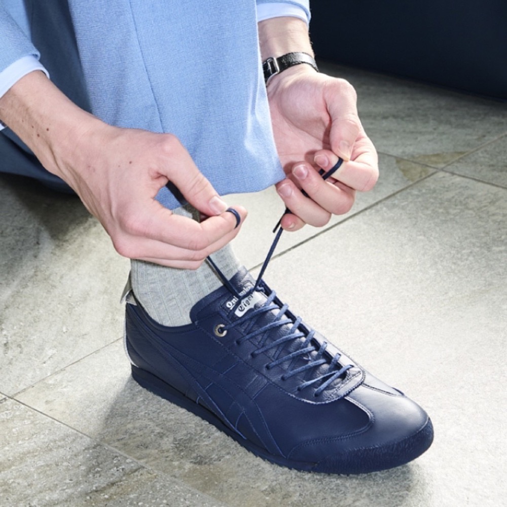 👟Onitsuka Tiger 鬼塚虎MEXICO 66™ SD系列 皮革紋平底運動鞋｜墨西哥｜德訓鞋｜平底鞋｜休閒鞋-細節圖5