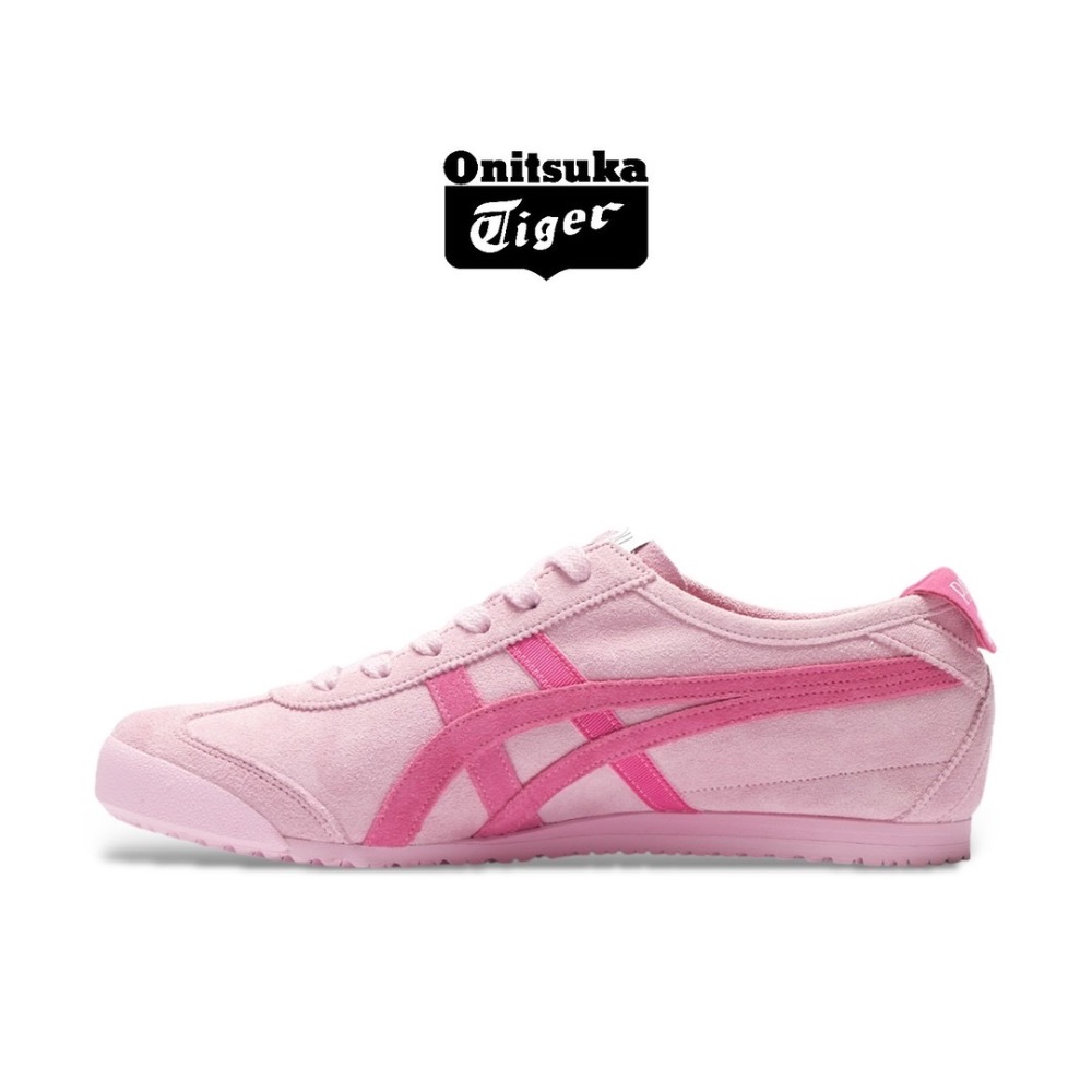 👟Onitsuka Tiger 鬼塚虎MEXICO 66™ x PATOU聯名款平底運動鞋｜棉花糖色｜亮玫瑰色｜墨西哥-細節圖2