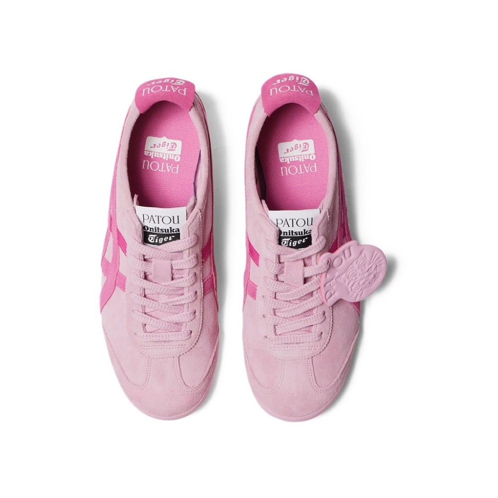 👟Onitsuka Tiger 鬼塚虎MEXICO 66™ x PATOU聯名款平底運動鞋｜棉花糖色｜亮玫瑰色｜墨西哥-細節圖8