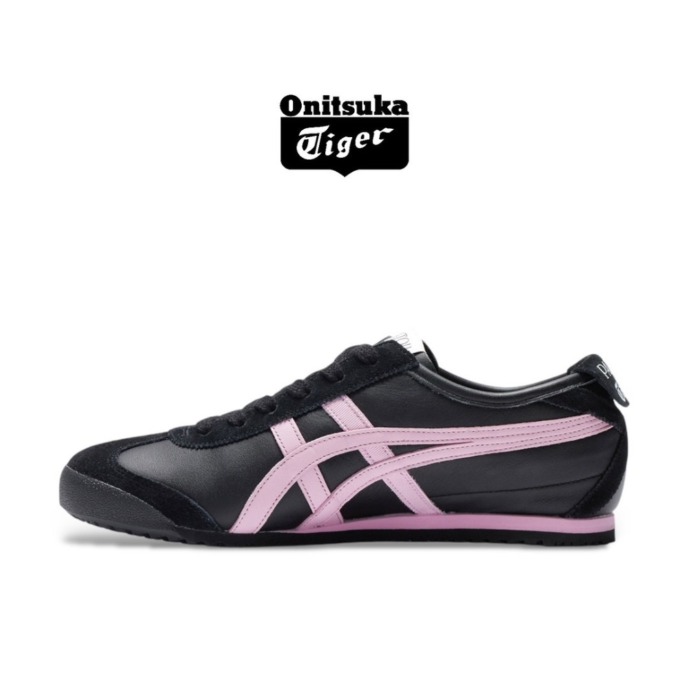 👟Onitsuka Tiger 鬼塚虎MEXICO 66™ x PATOU聯名款平底運動鞋｜BlackPink｜黑粉-細節圖2