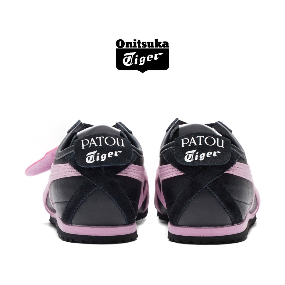 👟Onitsuka Tiger 鬼塚虎MEXICO 66™ x PATOU聯名款平底運動鞋｜BlackPink｜黑粉-細節圖6