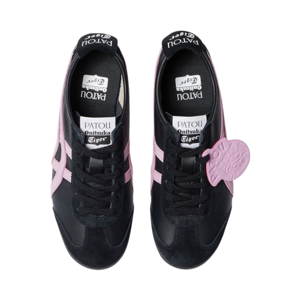 👟Onitsuka Tiger 鬼塚虎MEXICO 66™ x PATOU聯名款平底運動鞋｜BlackPink｜黑粉-細節圖8