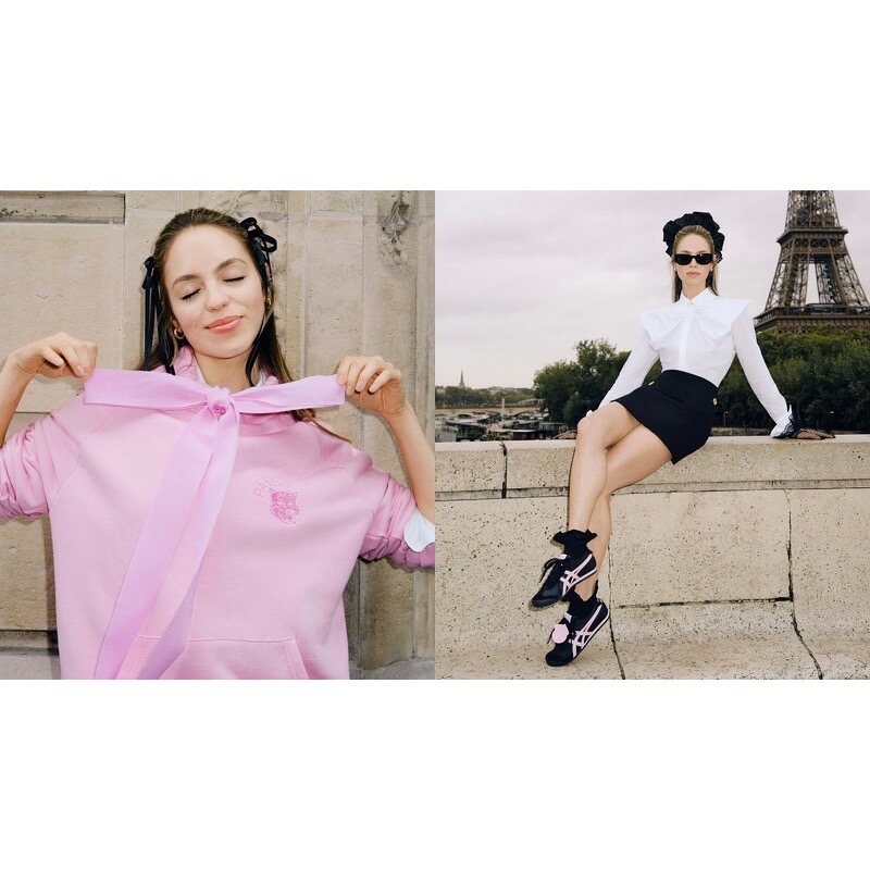 👟Onitsuka Tiger 鬼塚虎MEXICO 66™ x PATOU聯名款平底運動鞋｜BlackPink｜黑粉-細節圖10