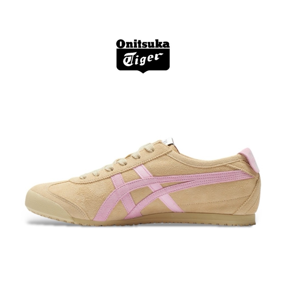 👟Onitsuka Tiger 鬼塚虎MEXICO 66™ x PATOU聯名款平底運動鞋｜油灰｜棕色｜棉花糖｜墨西哥-細節圖2