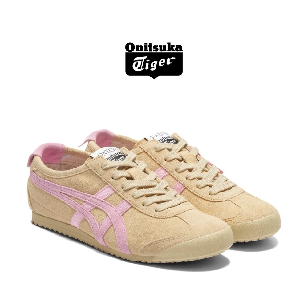 👟Onitsuka Tiger 鬼塚虎MEXICO 66™ x PATOU聯名款平底運動鞋｜油灰｜棕色｜棉花糖｜墨西哥-細節圖4