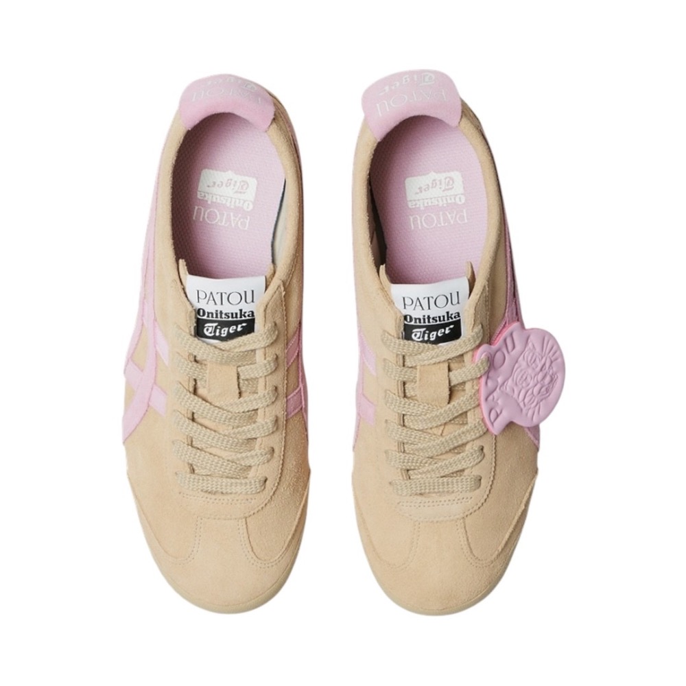 👟Onitsuka Tiger 鬼塚虎MEXICO 66™ x PATOU聯名款平底運動鞋｜油灰｜棕色｜棉花糖｜墨西哥-細節圖8