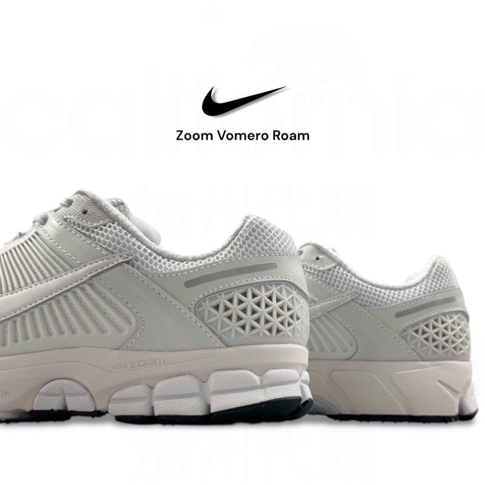👟NIKE Zoom Vomero 5 Vast Grey蒼茫灰｜骨白｜運動鞋｜休閒鞋｜復古｜百搭神鞋｜厚底增高-細節圖8