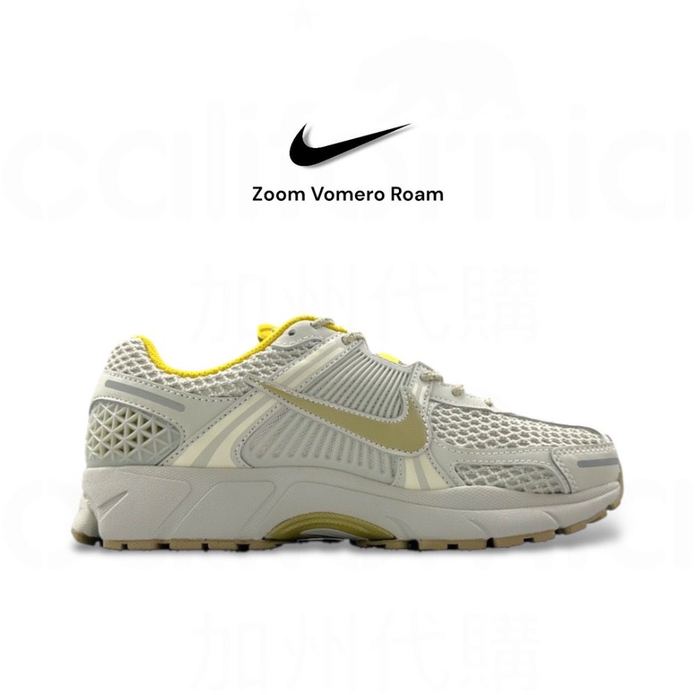 👟NIKE Zoom Vomero 5 Light Bone Yellow骨白黃色｜淺灰黃｜灰黃｜燕麥牛奶｜運動鞋-細節圖6