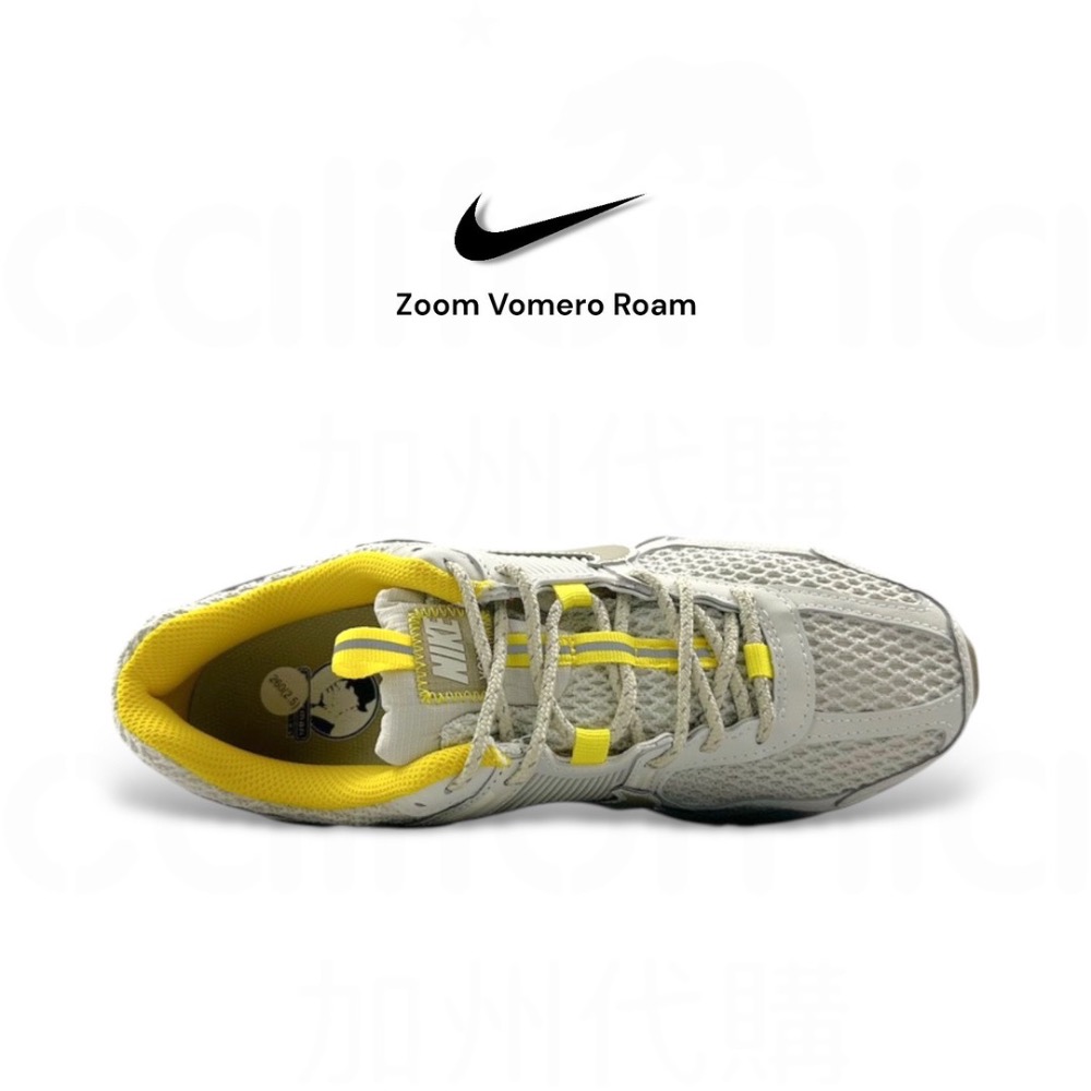 👟NIKE Zoom Vomero 5 Light Bone Yellow骨白黃色｜淺灰黃｜灰黃｜燕麥牛奶｜運動鞋-細節圖7