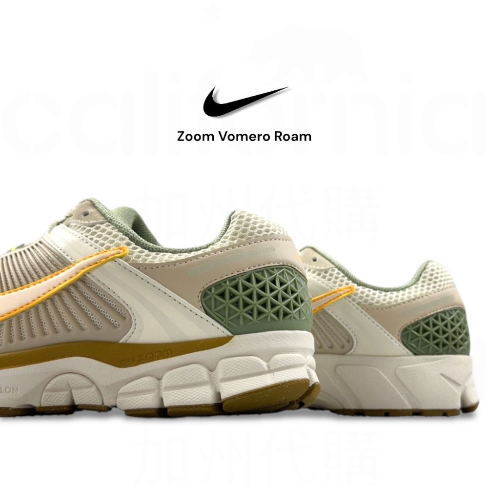 👟NIKE Zoom Vomero 5 Desert Oasis沙漠綠洲｜橄欖綠｜青草綠｜黃勾｜Sail｜休閒鞋｜復古-細節圖9