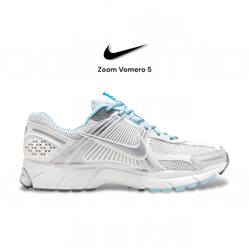 👟NIKE Zoom Vomero 5 Ocean Bliss海洋祝福｜水藍灰｜灰藍｜冰藍｜銀勾｜運動鞋｜休閒鞋｜復古-細節圖3