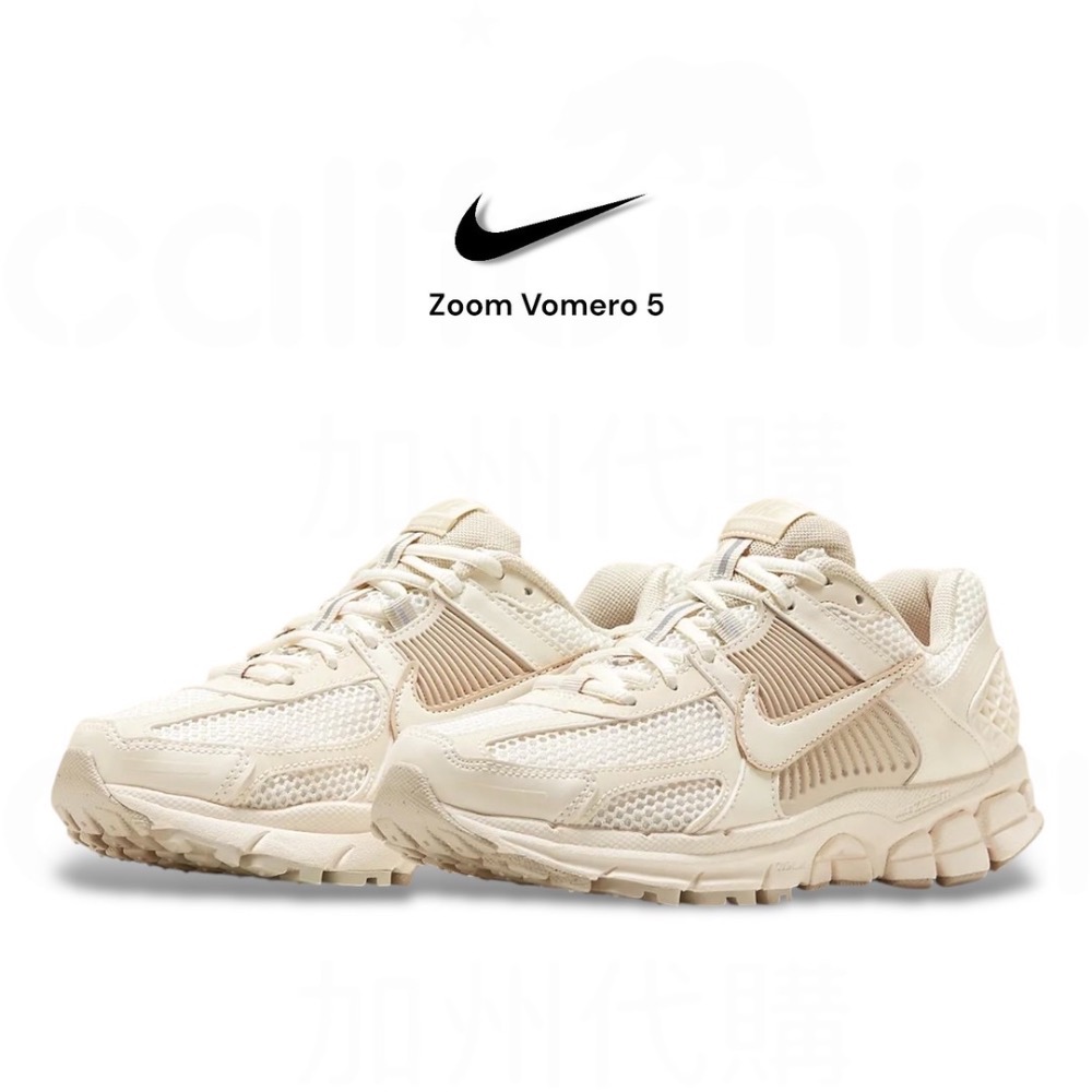 👟NIKE Zoom Vomero 5 Tan/Sail船帆白｜杏色｜奶茶色｜米白｜米杏｜焦糖｜運動鞋｜休閒鞋｜復古｜-細節圖10