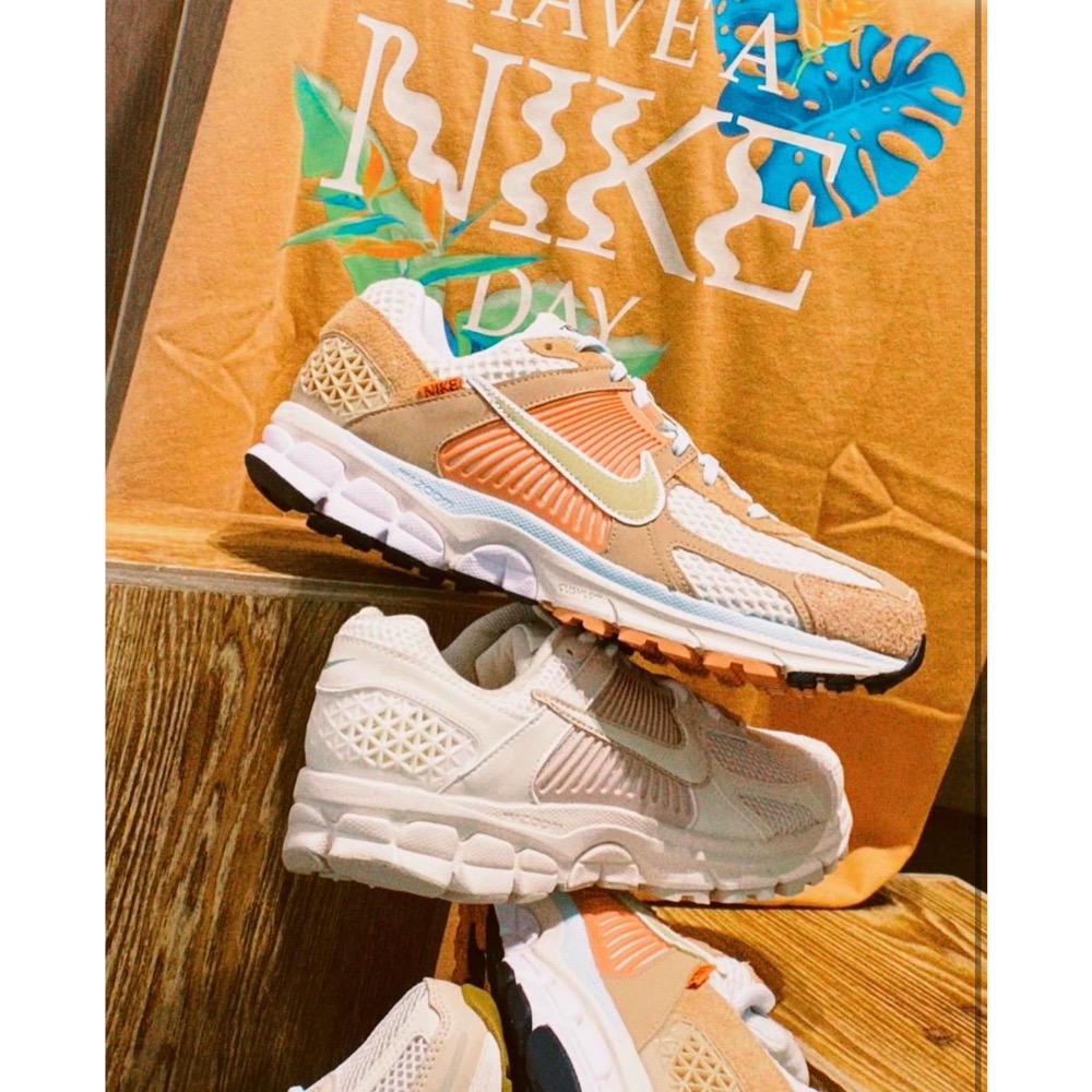 👟NIKE Zoom Vomero 5 HAVE A NIKE DAY｜橘棕｜綠勾｜運動鞋｜休閒鞋｜復古｜百搭神鞋-細節圖6
