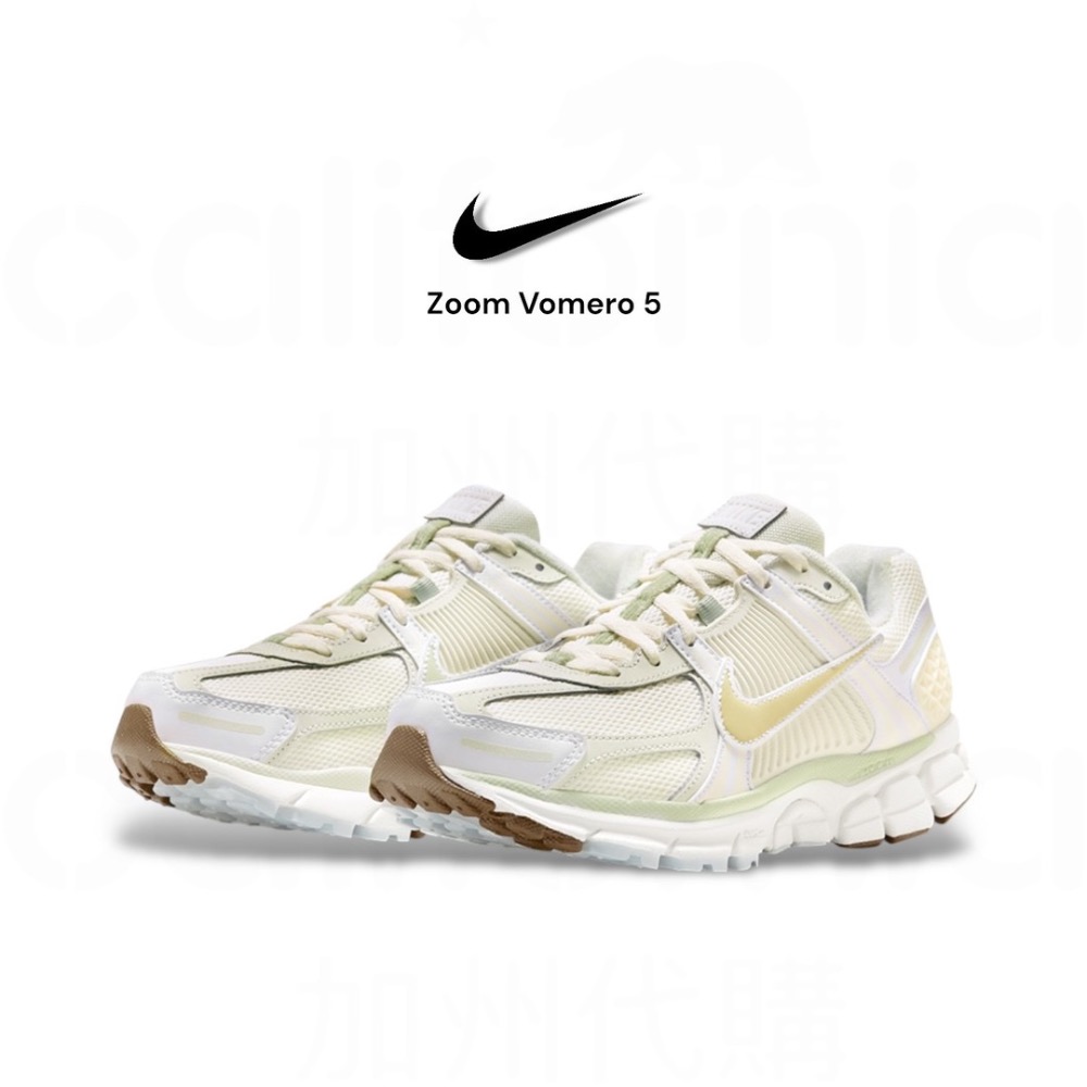 👟NIKE Zoom Vomero 5 Sail Buff Gold帆淺金｜檸檬薄荷｜檸檬糖｜檸檬黃｜運動鞋｜休閒鞋｜-細節圖7