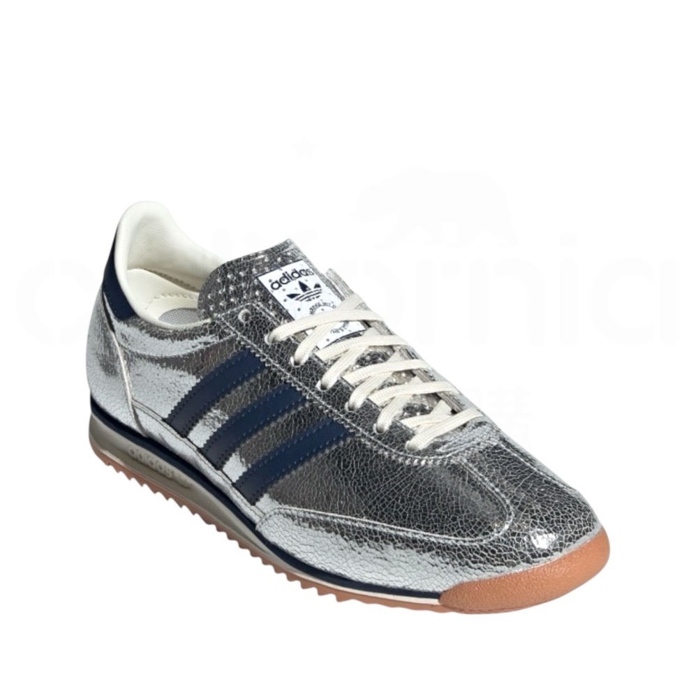 👟adidas SL 72 OG 休閒鞋 JH8654 銀藍色｜銀色｜海軍藍｜金屬色｜皮革｜平底鞋｜德訓鞋 男女通用款-細節圖7
