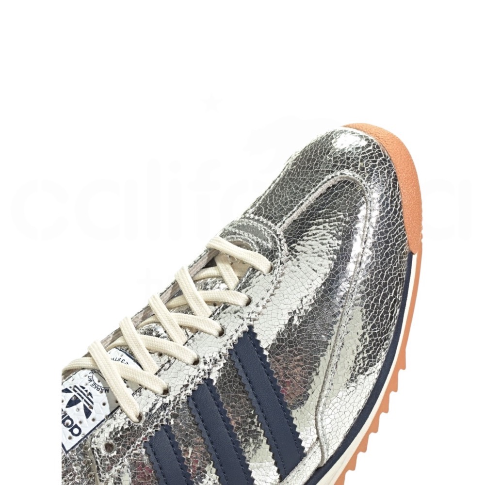 👟adidas SL 72 OG 休閒鞋 JH8654 銀藍色｜銀色｜海軍藍｜金屬色｜皮革｜平底鞋｜德訓鞋 男女通用款-細節圖10