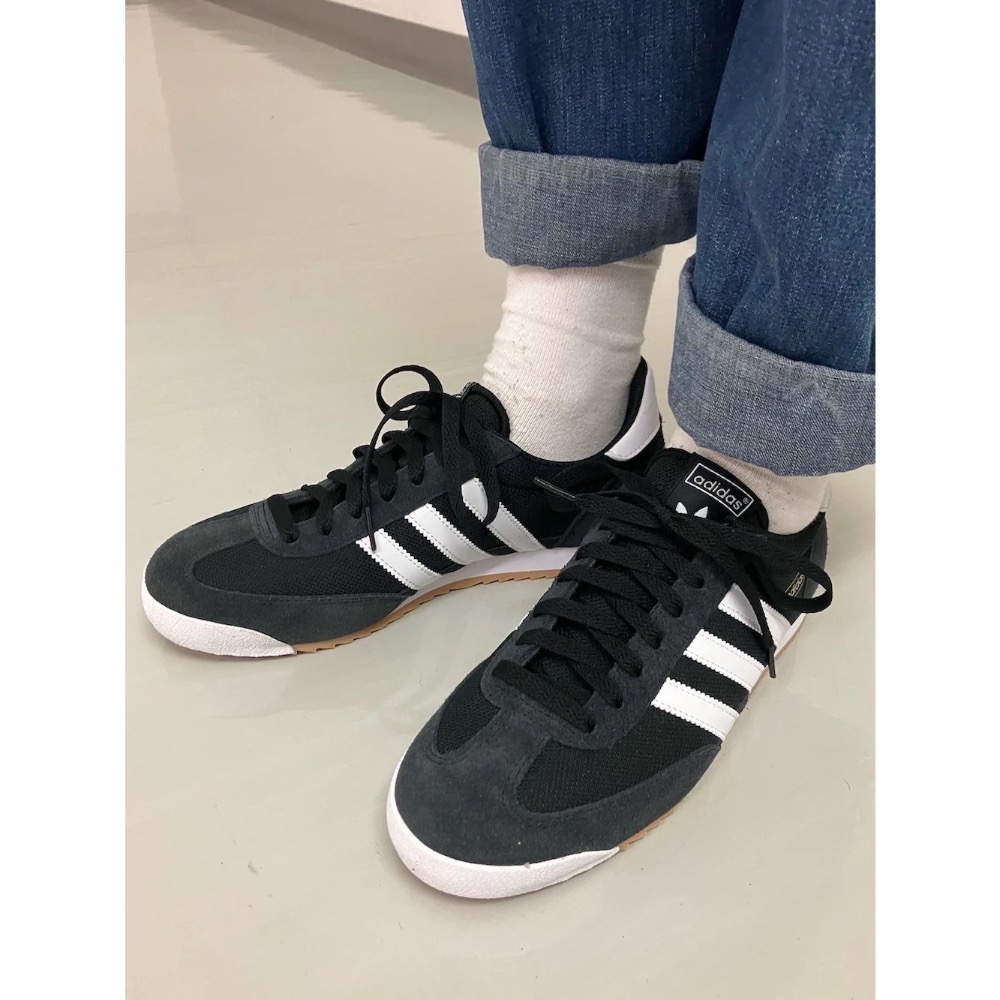 👟adidas R71  休閒鞋 IH1324 黑白色｜黑色|白色｜皮革｜麂皮｜網布｜平底鞋｜男女通用款鞋-細節圖2