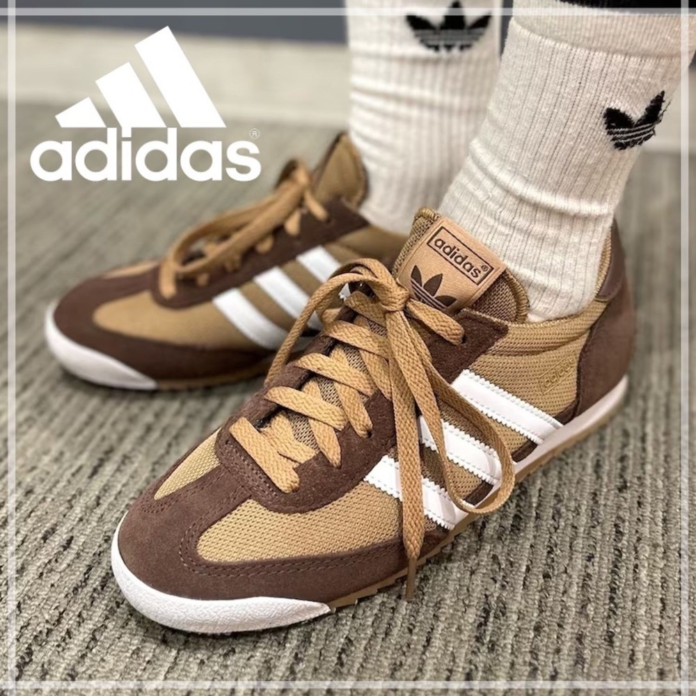 👟adidas R71  休閒鞋 IH1323 棕白色｜棕色｜咖啡色｜白色｜皮革｜麂皮｜網布｜平底鞋｜男女通用款鞋-細節圖2