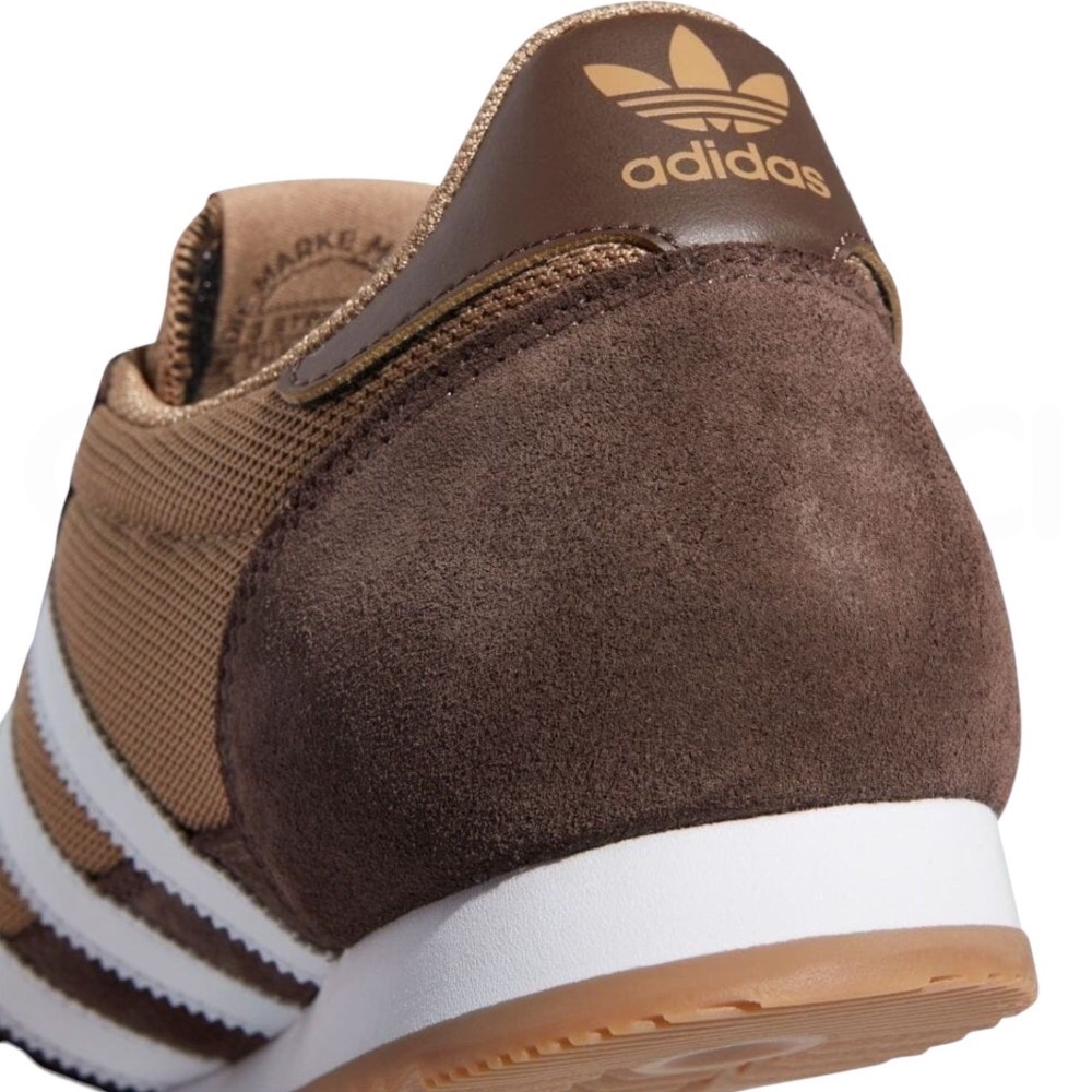 👟adidas R71  休閒鞋 IH1323 棕白色｜棕色｜咖啡色｜白色｜皮革｜麂皮｜網布｜平底鞋｜男女通用款鞋-細節圖11