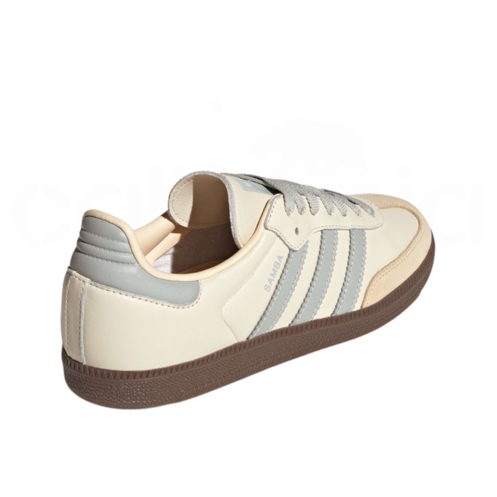 👟adidas SAMBA OG  休閒鞋 JH7299 米灰色｜米色｜灰色｜膚色｜焦糖底｜皮革｜平底鞋｜德訓鞋 男女-細節圖7
