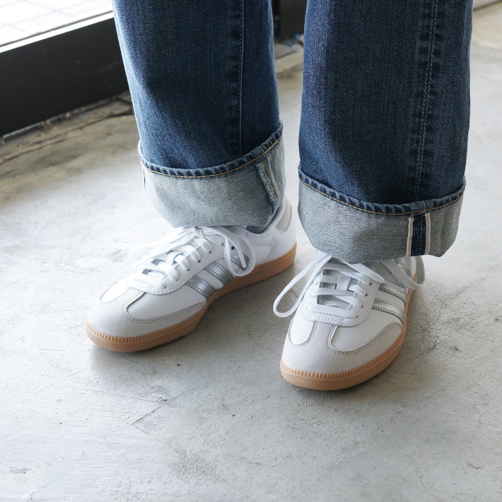 👟adidas SAMBA OG  休閒鞋 JI2725 銀白色｜白色｜銀色｜灰色｜奶茶底｜皮革｜麂皮｜平底鞋｜德訓鞋-細節圖7