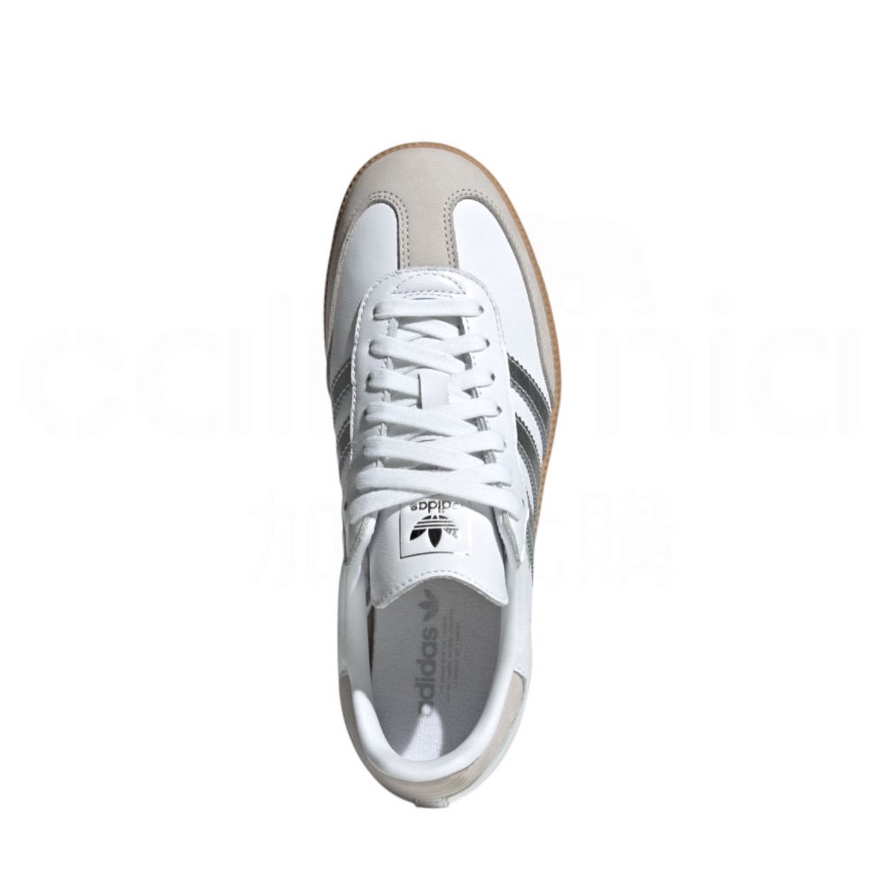 👟adidas SAMBA OG  休閒鞋 JI2725 銀白色｜白色｜銀色｜灰色｜奶茶底｜皮革｜麂皮｜平底鞋｜德訓鞋-細節圖8