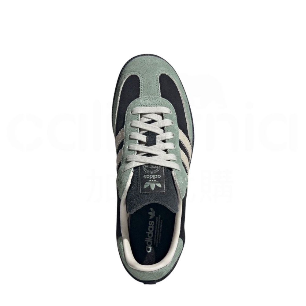 👟adidas SAMBA OG  休閒鞋 JI2680 黑綠色｜黑色｜奶綠色｜杏色｜黑底｜皮革｜麂皮｜平底鞋｜德訓鞋-細節圖5