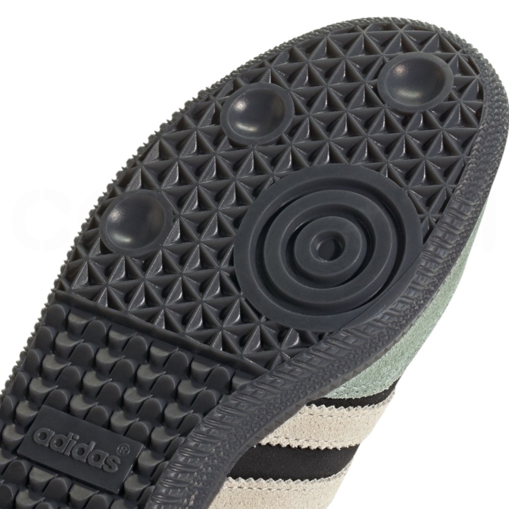 👟adidas SAMBA OG  休閒鞋 JI2680 黑綠色｜黑色｜奶綠色｜杏色｜黑底｜皮革｜麂皮｜平底鞋｜德訓鞋-細節圖11