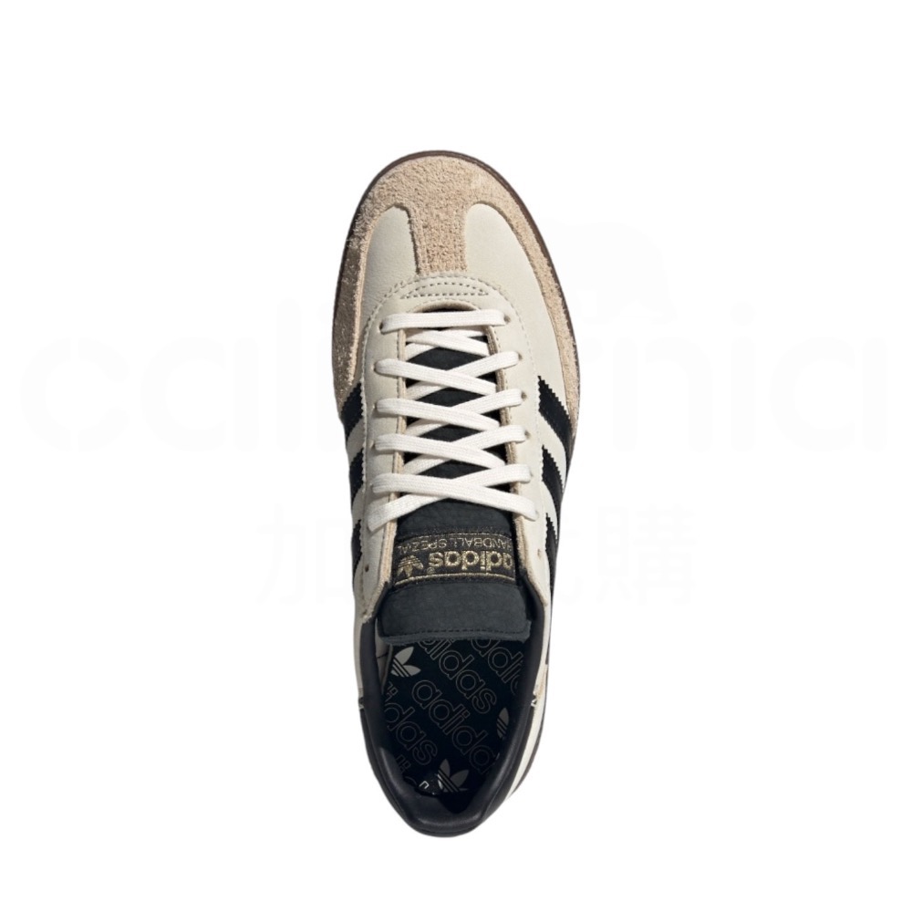 👟adidas HANDBALL SPEZIAL  休閒鞋 IE3698 杏黑色｜杏色｜黑色｜焦糖底｜皮革｜麂皮｜平底-細節圖4
