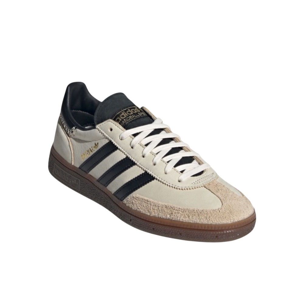 👟adidas HANDBALL SPEZIAL  休閒鞋 IE3698 杏黑色｜杏色｜黑色｜焦糖底｜皮革｜麂皮｜平底-細節圖6