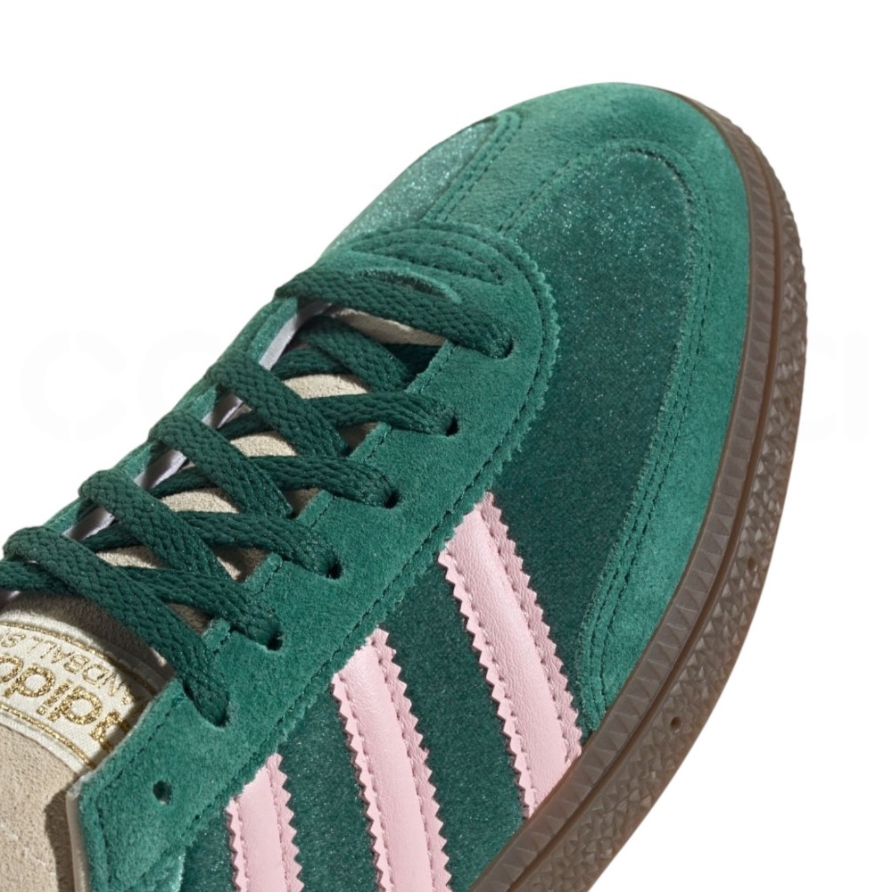 👟adidas HANDBALL SPEZIAL  休閒鞋 JI2648 綠粉色｜草綠色｜粉色｜咖啡底｜皮革｜麂皮｜平-細節圖9