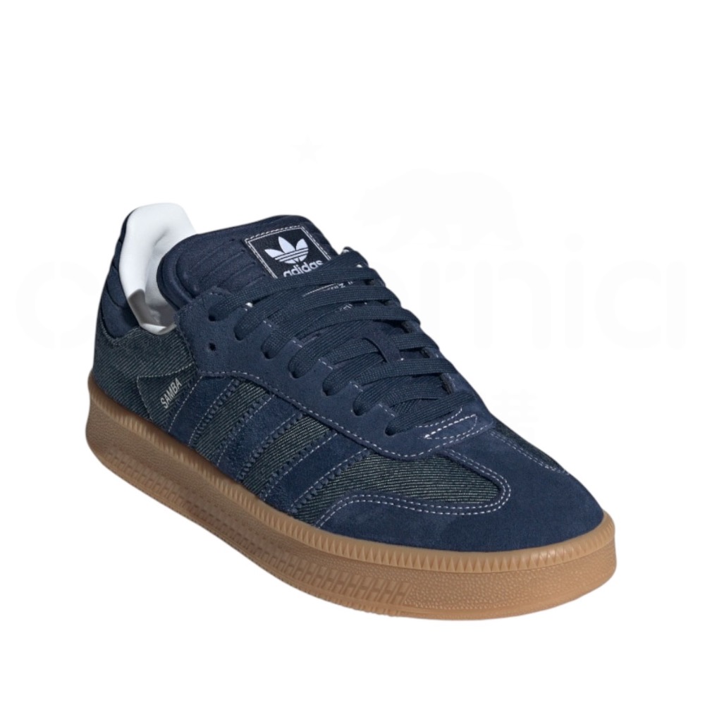 👟adidas SAMBA XLG  休閒鞋 JQ7441 丹寧色｜牛仔藍｜奶茶底｜丹寧｜麂皮｜厚底｜增高鞋｜平底鞋｜-細節圖4