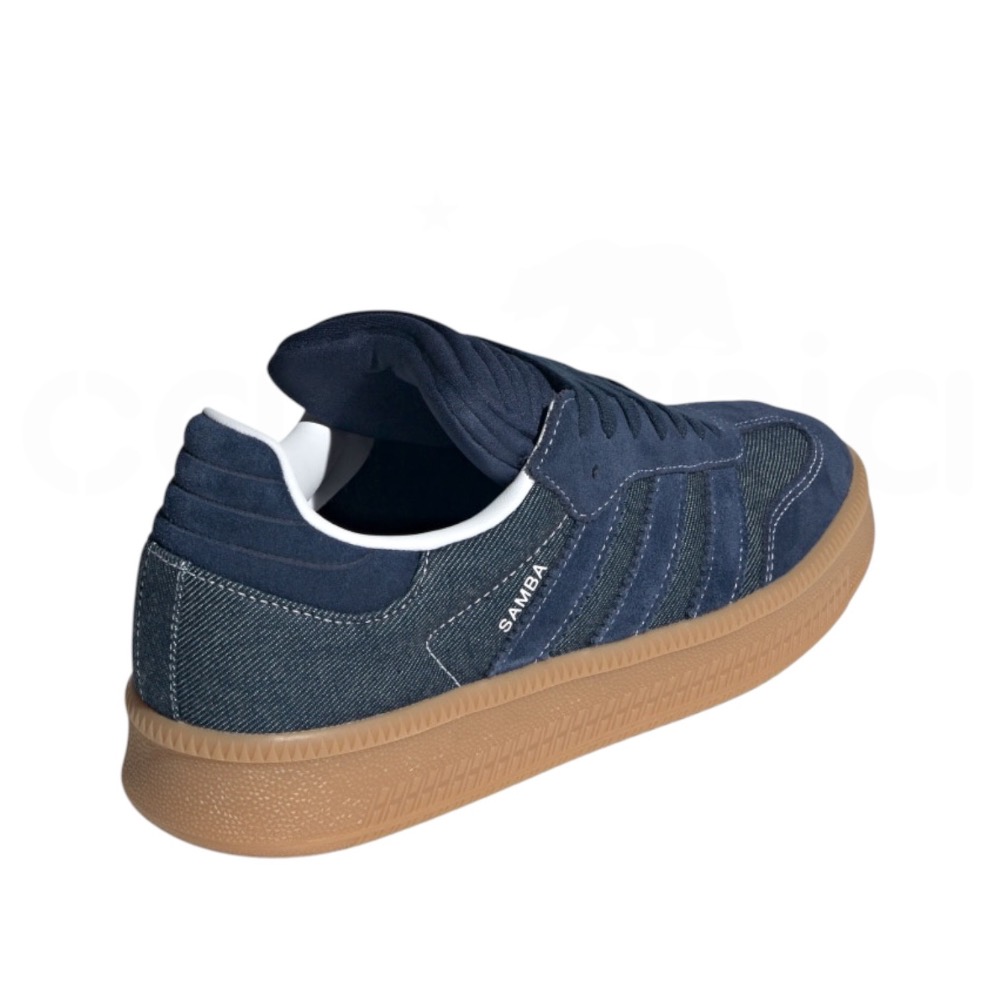 👟adidas SAMBA XLG  休閒鞋 JQ7441 丹寧色｜牛仔藍｜奶茶底｜丹寧｜麂皮｜厚底｜增高鞋｜平底鞋｜-細節圖5