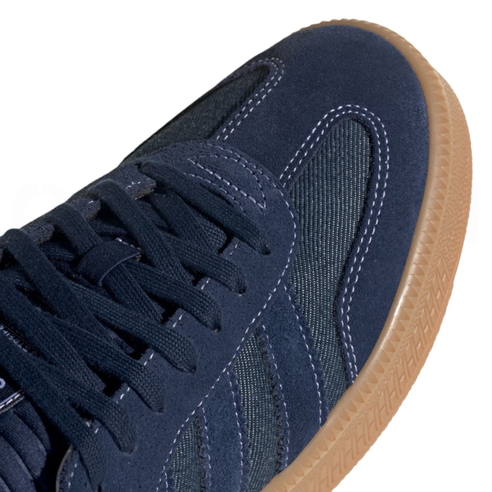 👟adidas SAMBA XLG  休閒鞋 JQ7441 丹寧色｜牛仔藍｜奶茶底｜丹寧｜麂皮｜厚底｜增高鞋｜平底鞋｜-細節圖7