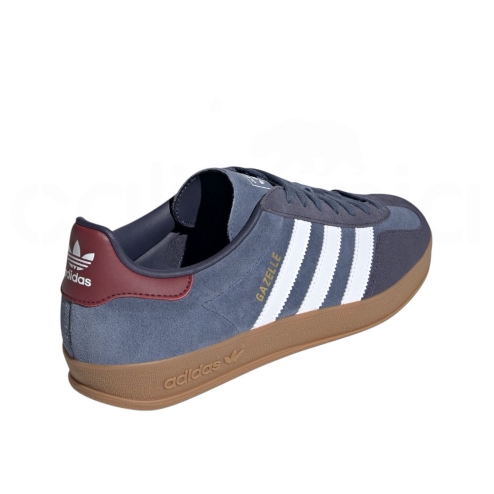 👟adidas GAZELLE INDOOR  休閒鞋 JI3522 藍紫色｜灰藍色｜白色｜酒紅色｜焦糖底｜皮革｜麂皮-細節圖7