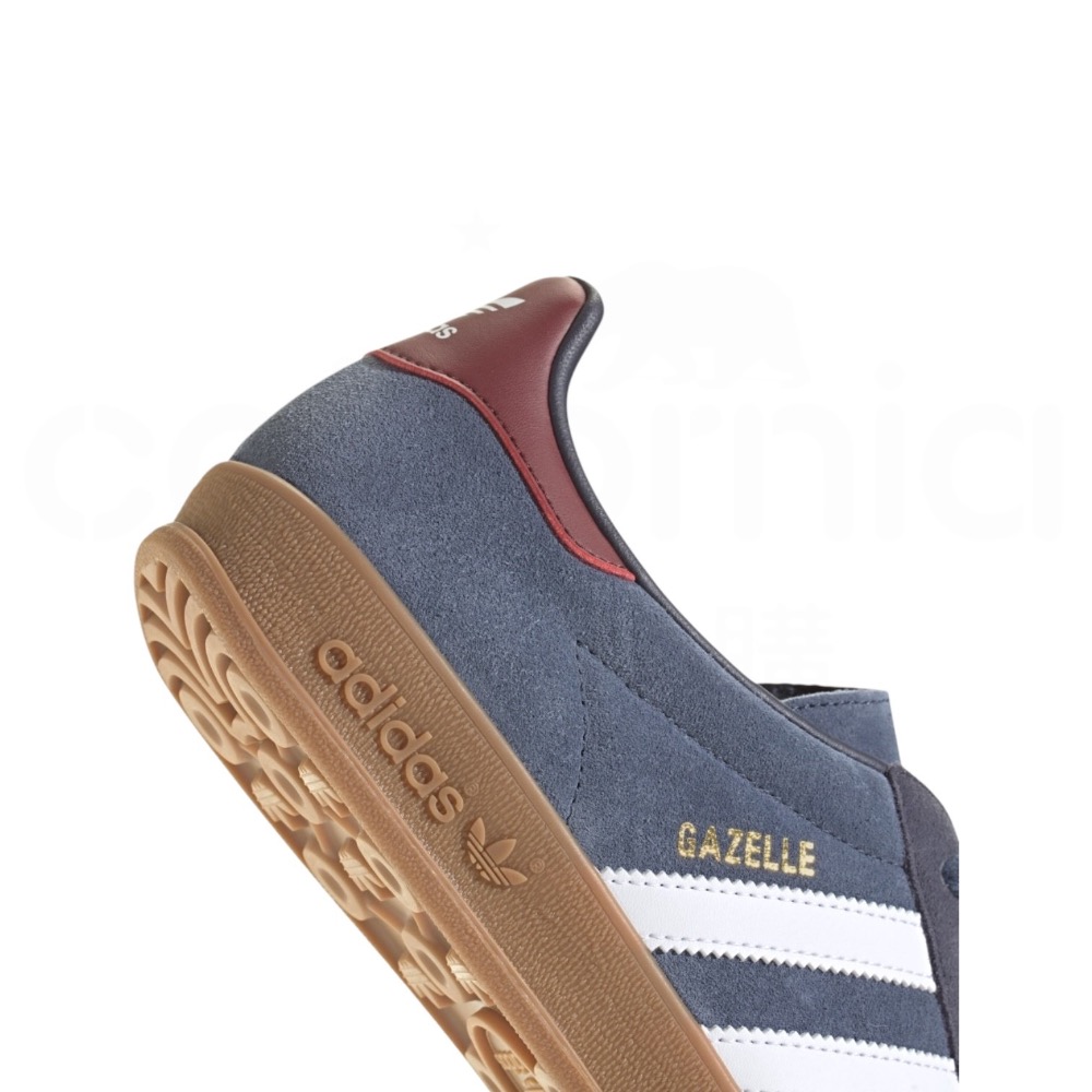 👟adidas GAZELLE INDOOR  休閒鞋 JI3522 藍紫色｜灰藍色｜白色｜酒紅色｜焦糖底｜皮革｜麂皮-細節圖10