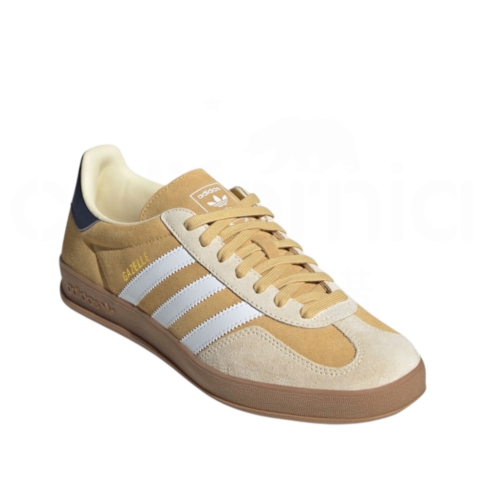 👟adidas GAZELLE INDOOR  休閒鞋 JI3523 黃白色｜芥黃色｜白色｜淺卡其色｜深藍色｜焦糖底｜-細節圖6