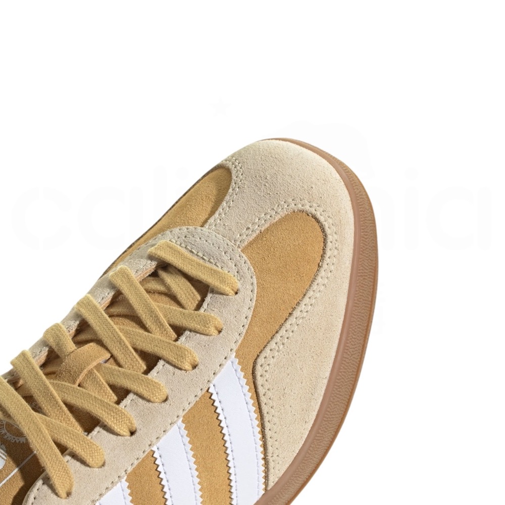 👟adidas GAZELLE INDOOR  休閒鞋 JI3523 黃白色｜芥黃色｜白色｜淺卡其色｜深藍色｜焦糖底｜-細節圖8