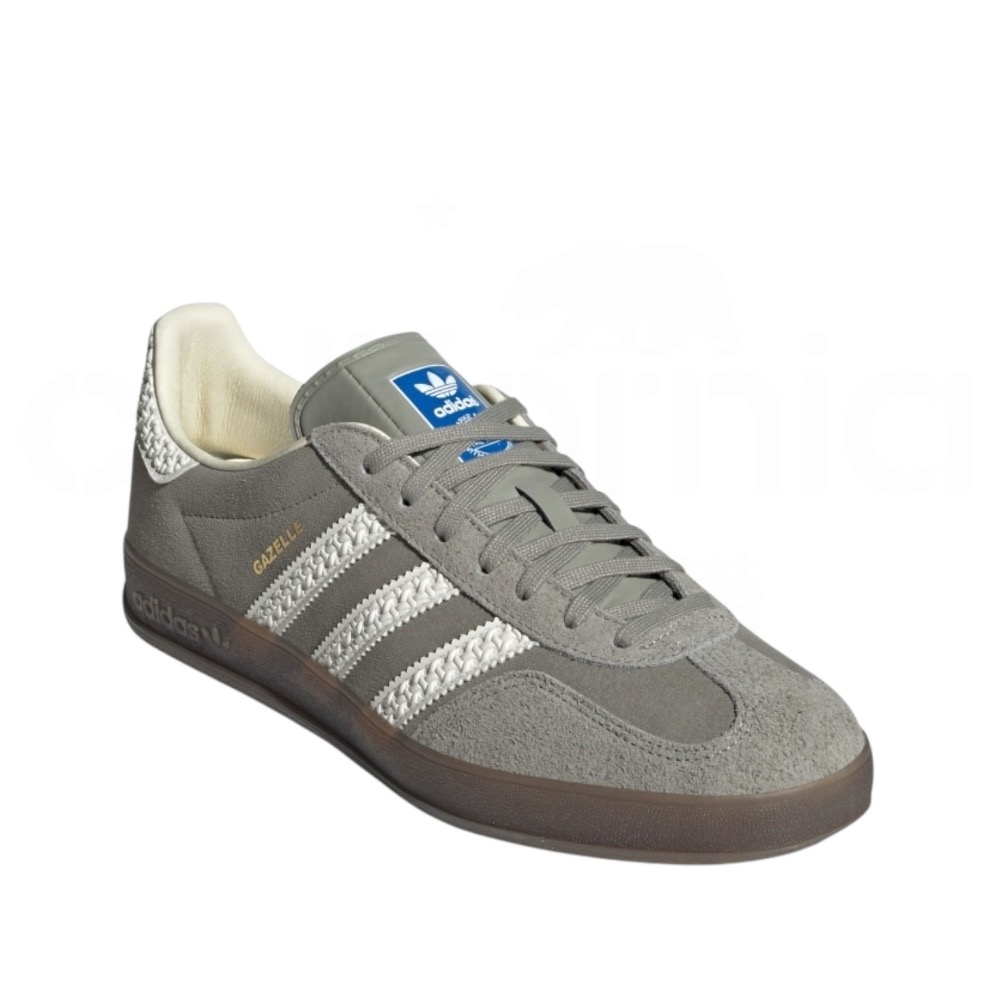 👟adidas GAZELLE INDOOR  休閒鞋 IF1807 灰白色｜灰色｜淺灰色｜深灰色｜白色｜焦糖底｜皮革-細節圖8