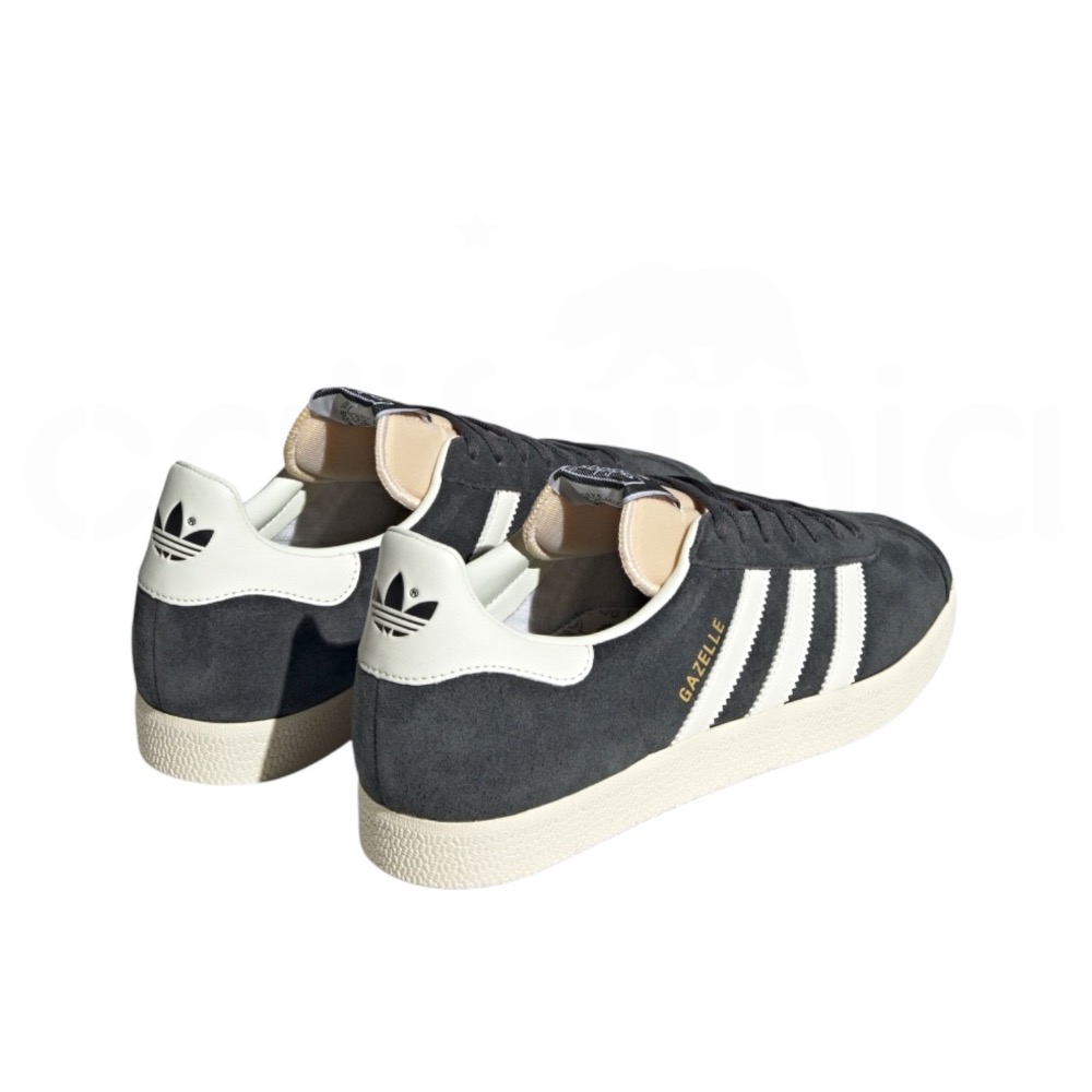 👟adidas GAZELLE 休閒鞋 GY7340 黑白色｜黑色｜白色｜膚色｜白色底｜皮革｜麂皮｜平底鞋｜男女通用款-細節圖6