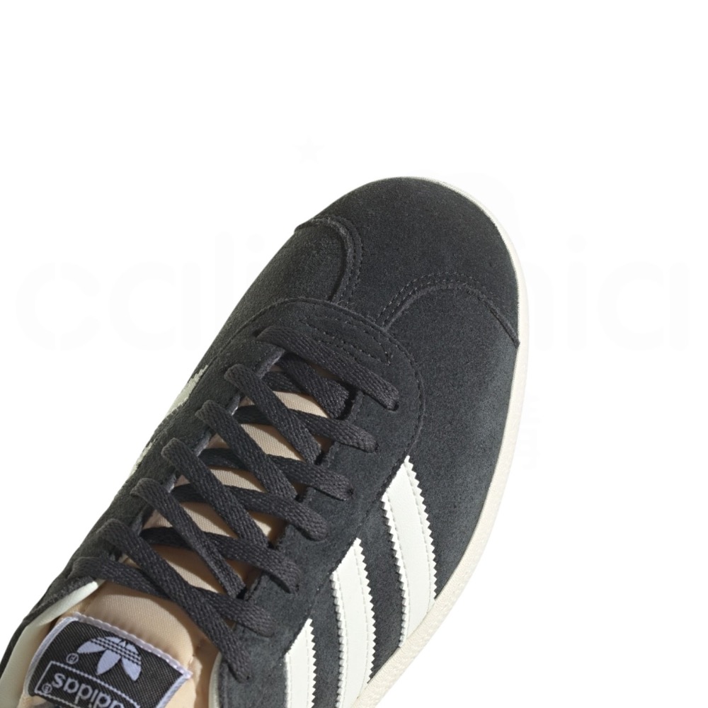 👟adidas GAZELLE 休閒鞋 GY7340 黑白色｜黑色｜白色｜膚色｜白色底｜皮革｜麂皮｜平底鞋｜男女通用款-細節圖8