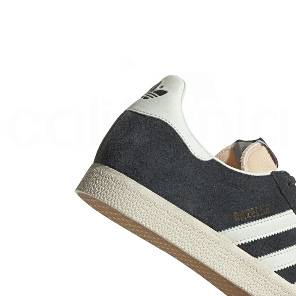 👟adidas GAZELLE 休閒鞋 GY7340 黑白色｜黑色｜白色｜膚色｜白色底｜皮革｜麂皮｜平底鞋｜男女通用款-細節圖9