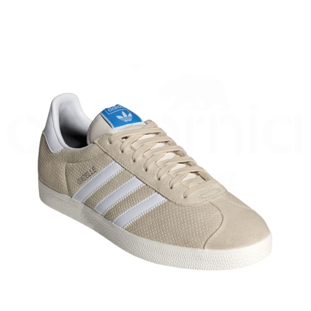 👟adidas GAZELLE 休閒鞋 IF3817 淺卡其色｜白色｜白色底｜皮革｜麂皮｜平底鞋｜男女通用款鞋-細節圖5