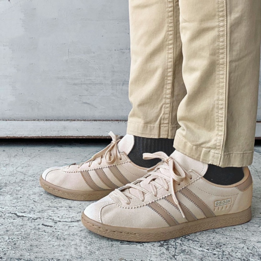 👟adidas STADT 休閒鞋 JI1886 奶茶棕｜奶茶色｜棕色底｜皮革｜麂皮｜平底鞋｜男女通用款鞋-細節圖3