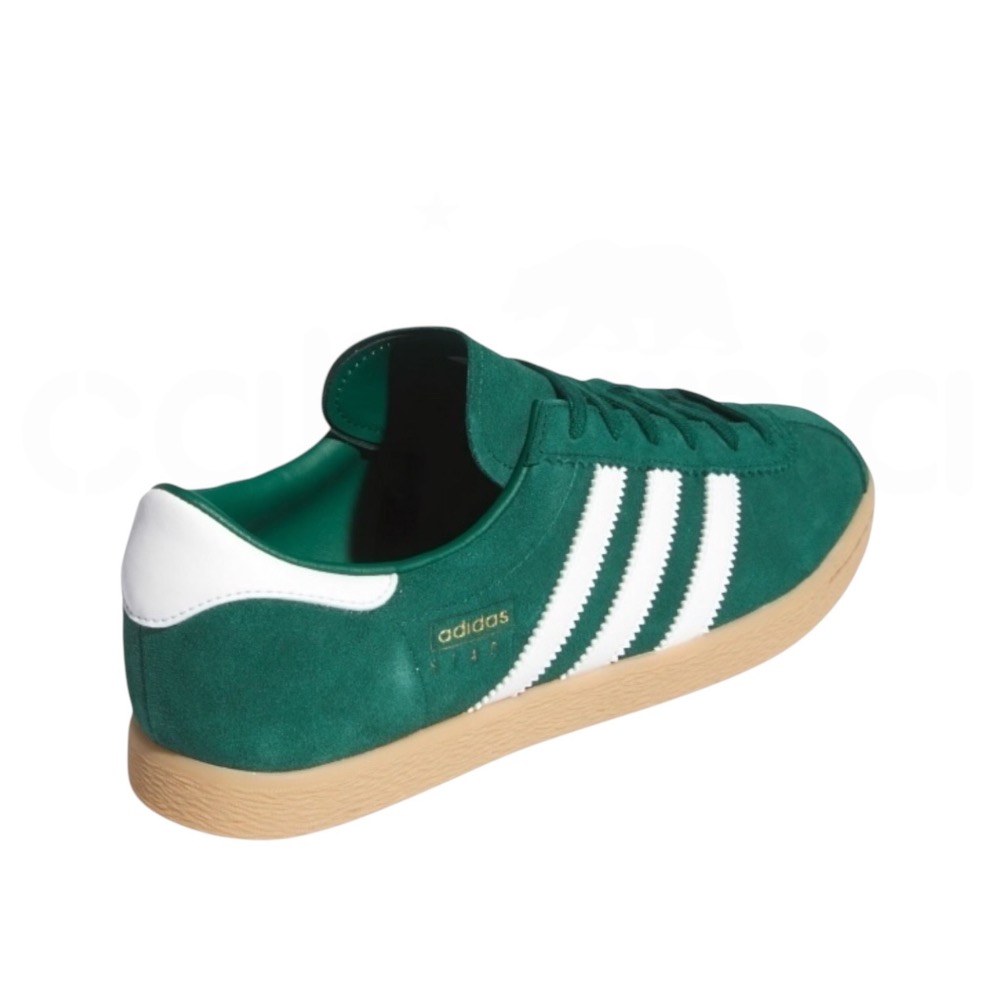 👟adidas STADT 休閒鞋 JI1883 綠白色｜孔雀綠｜草綠色｜白色｜奶茶底｜皮革｜麂皮｜平底鞋｜男女通用款-細節圖7