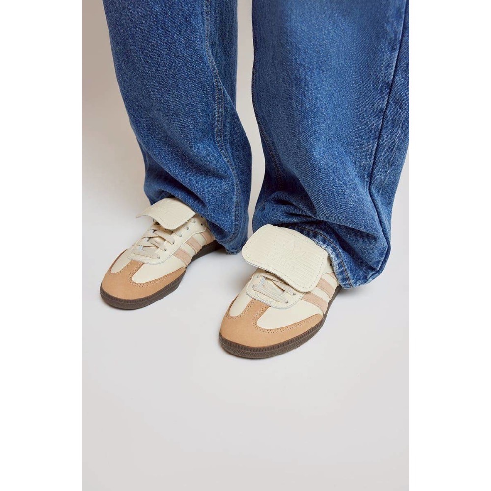 👟adidas SAMBA LT 休閒鞋 JH5706 奶茶棕｜奶茶色｜棕色底｜皮革｜麂皮｜平底鞋｜男女通用款鞋-細節圖2