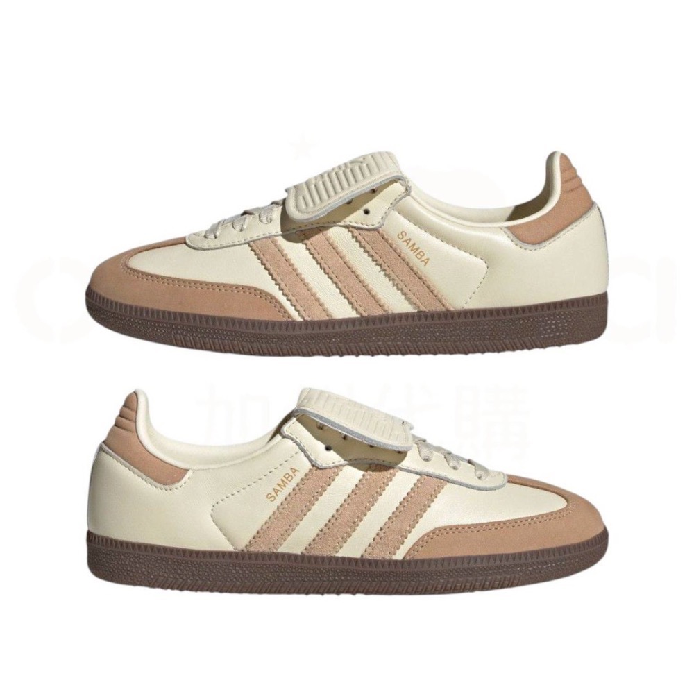 👟adidas SAMBA LT 休閒鞋 JH5706 奶茶棕｜奶茶色｜棕色底｜皮革｜麂皮｜平底鞋｜男女通用款鞋-細節圖6