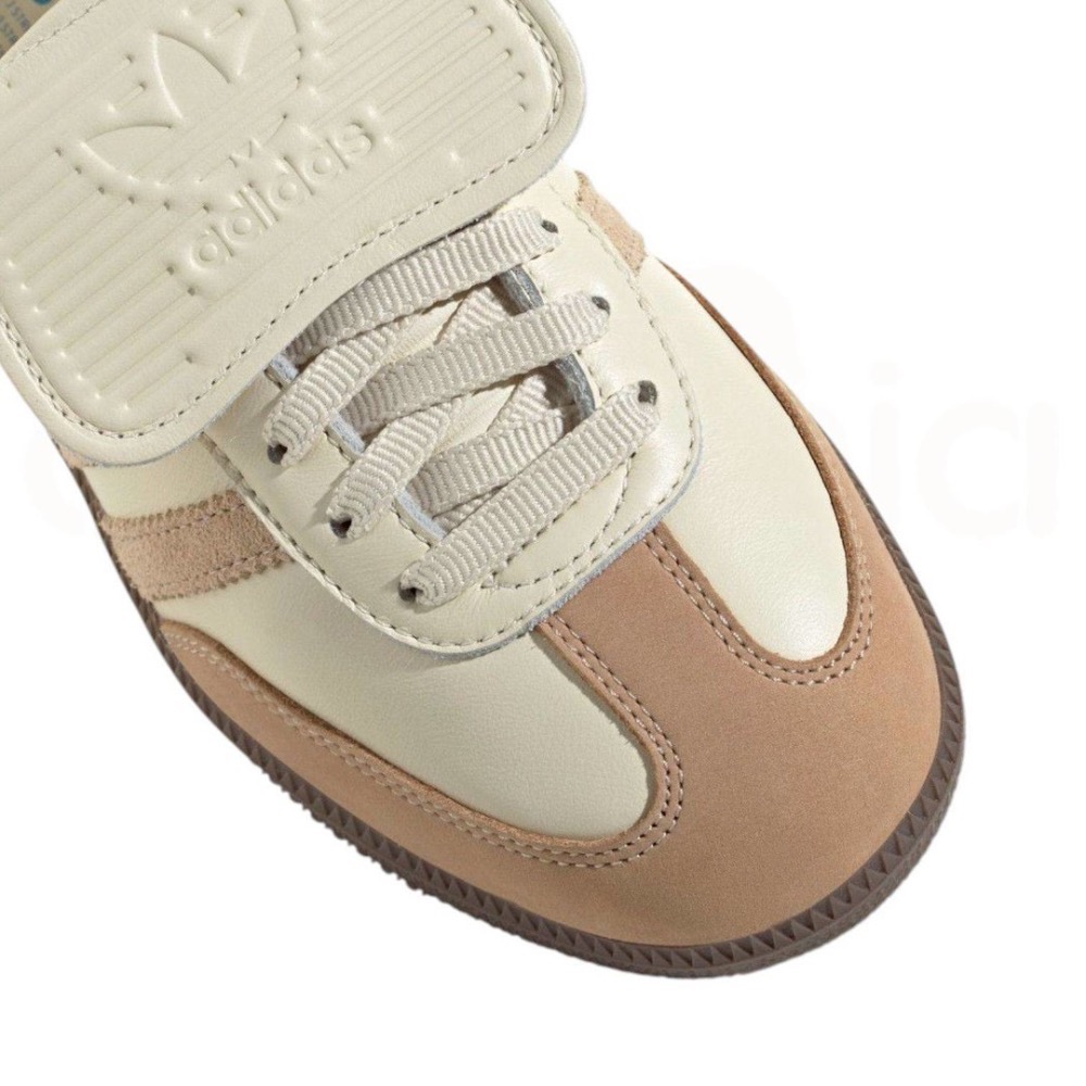 👟adidas SAMBA LT 休閒鞋 JH5706 奶茶棕｜奶茶色｜棕色底｜皮革｜麂皮｜平底鞋｜男女通用款鞋-細節圖9